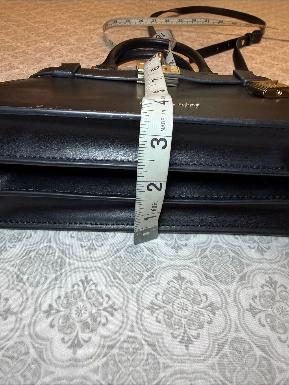 Michael Kors Tatiana Leather Satchel Crossbody